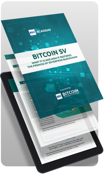 BitcoinSV what it is and how it restores the promise of Enterprise Blockchain
